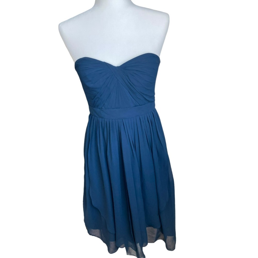 Jenny Yoo 127179 bridesmaid dress in Navy Blue